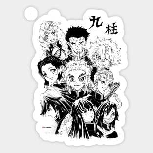 Devil Hunter Horror Team Sticker